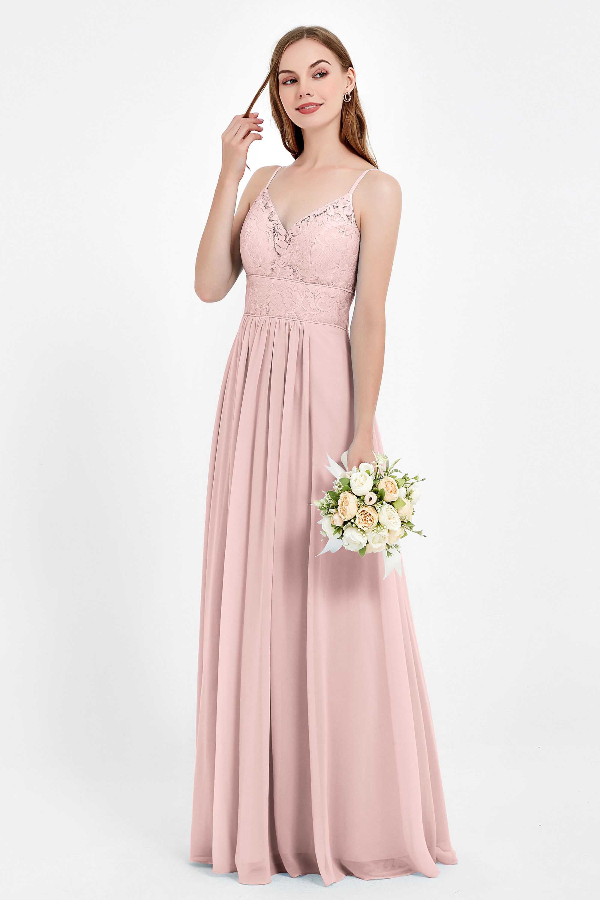 romantic floral lace maxi bridesmaid dress chiffon lace formal evening prom dresses gowns