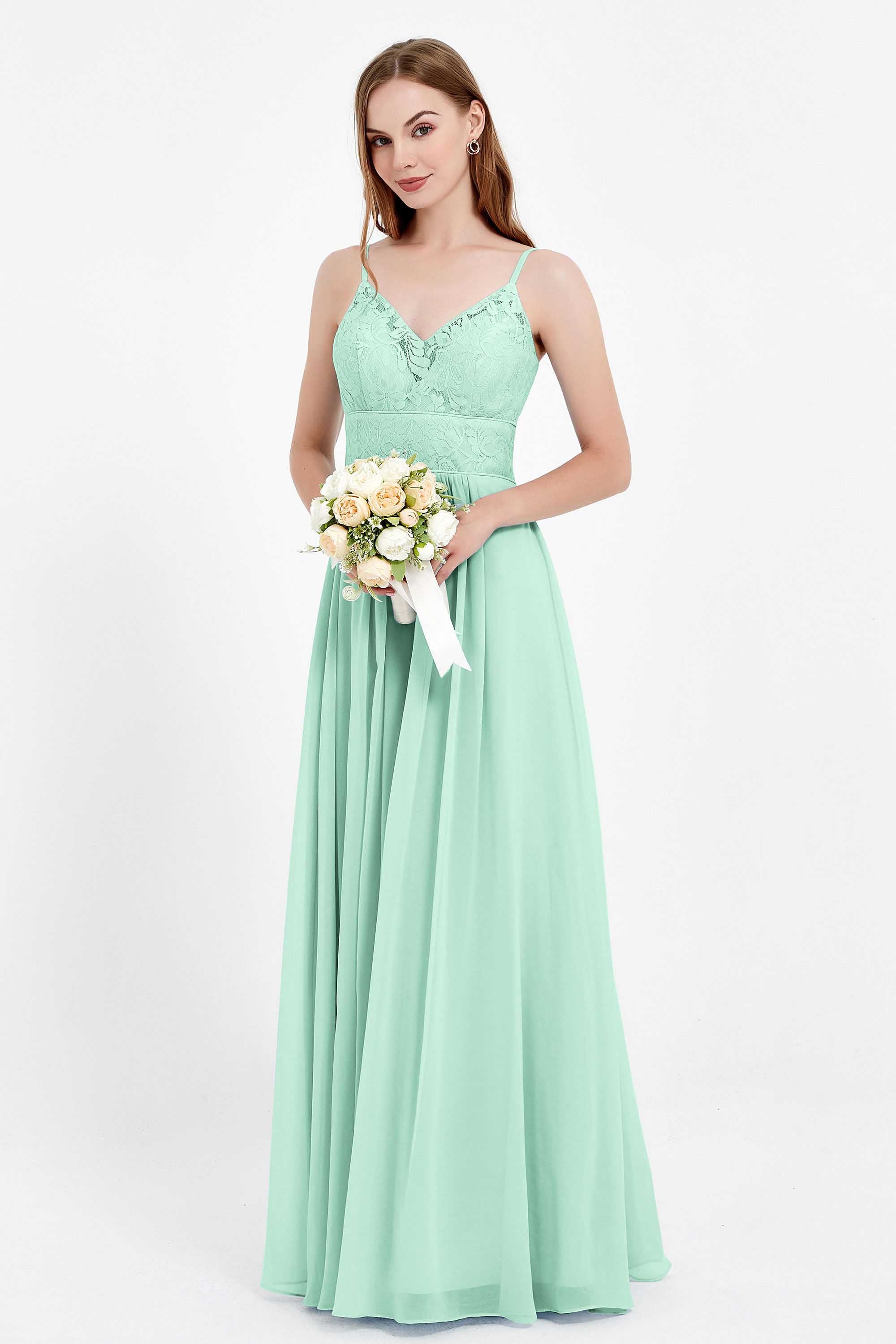 romantic floral lace maxi bridesmaid dress chiffon lace formal evening prom dresses gowns