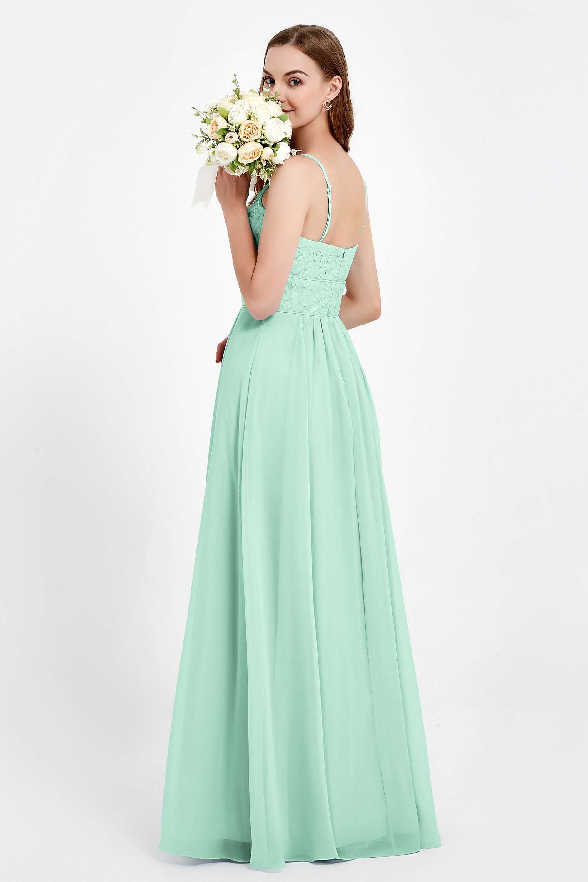 romantic floral lace maxi bridesmaid dress chiffon lace formal evening prom dresses gowns
