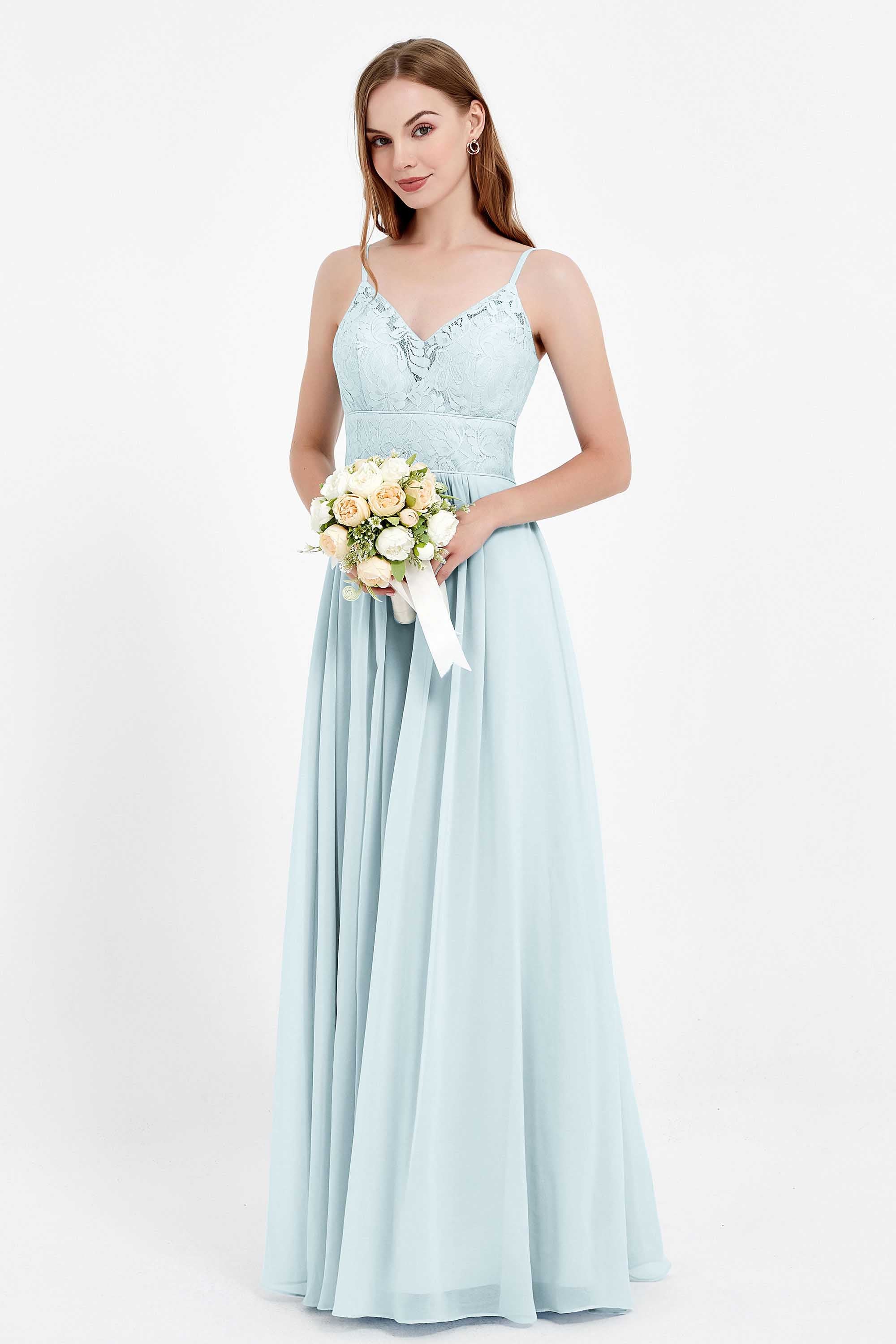 romantic floral lace maxi bridesmaid dress chiffon lace formal evening prom dresses gowns