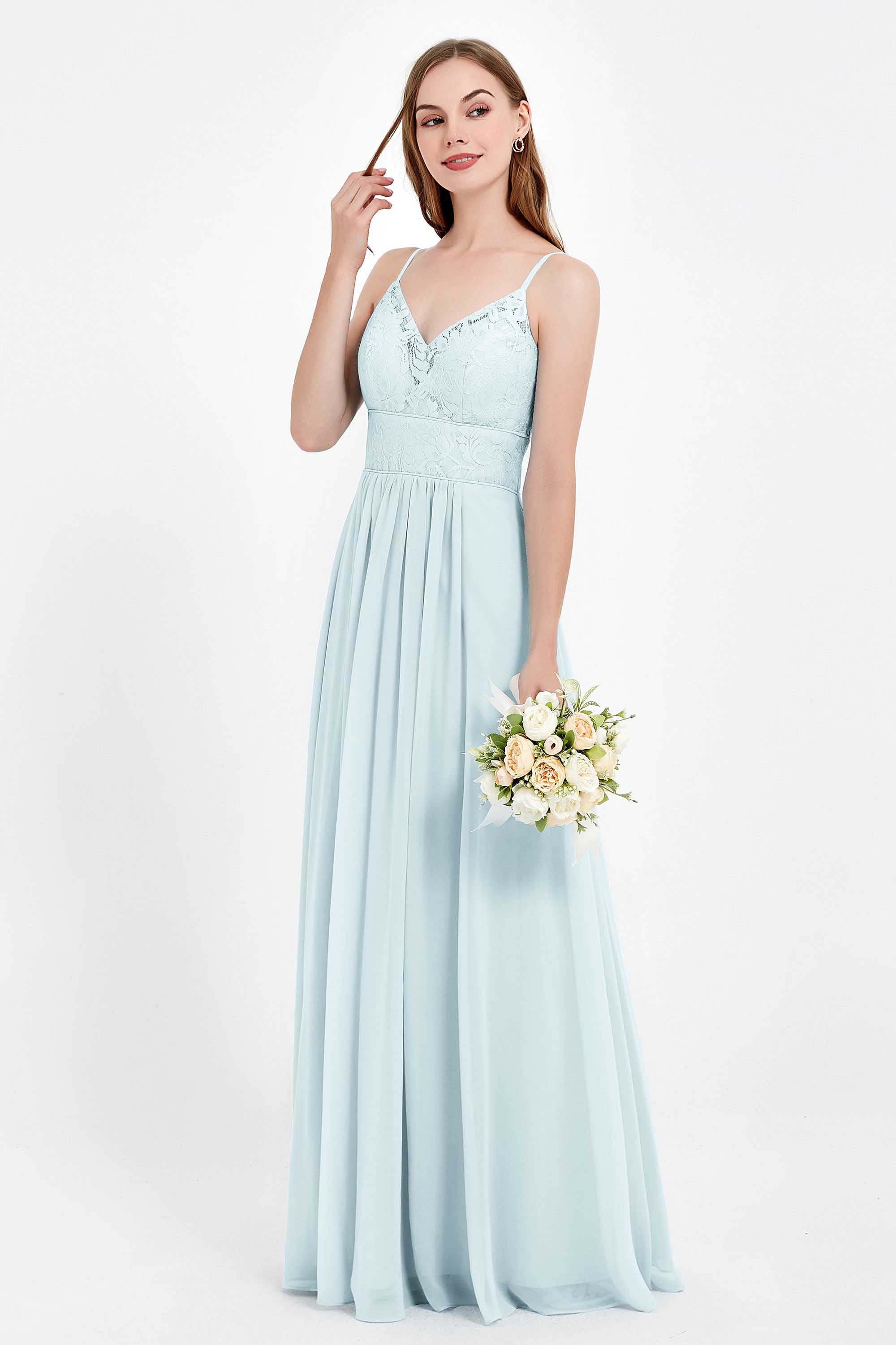 romantic floral lace maxi bridesmaid dress chiffon lace formal evening prom dresses gowns