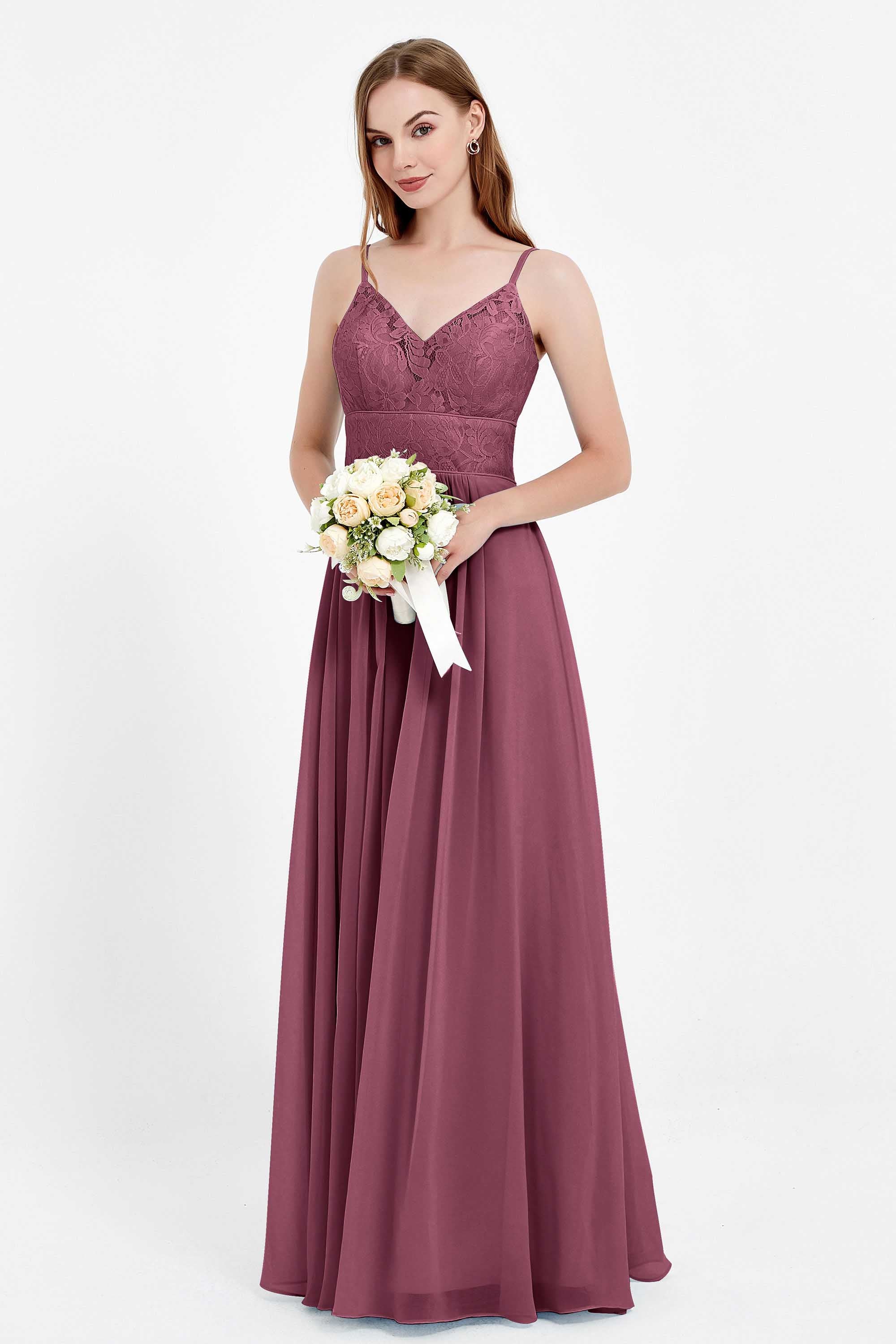 romantic floral lace maxi bridesmaid dress chiffon lace formal evening prom dresses gowns