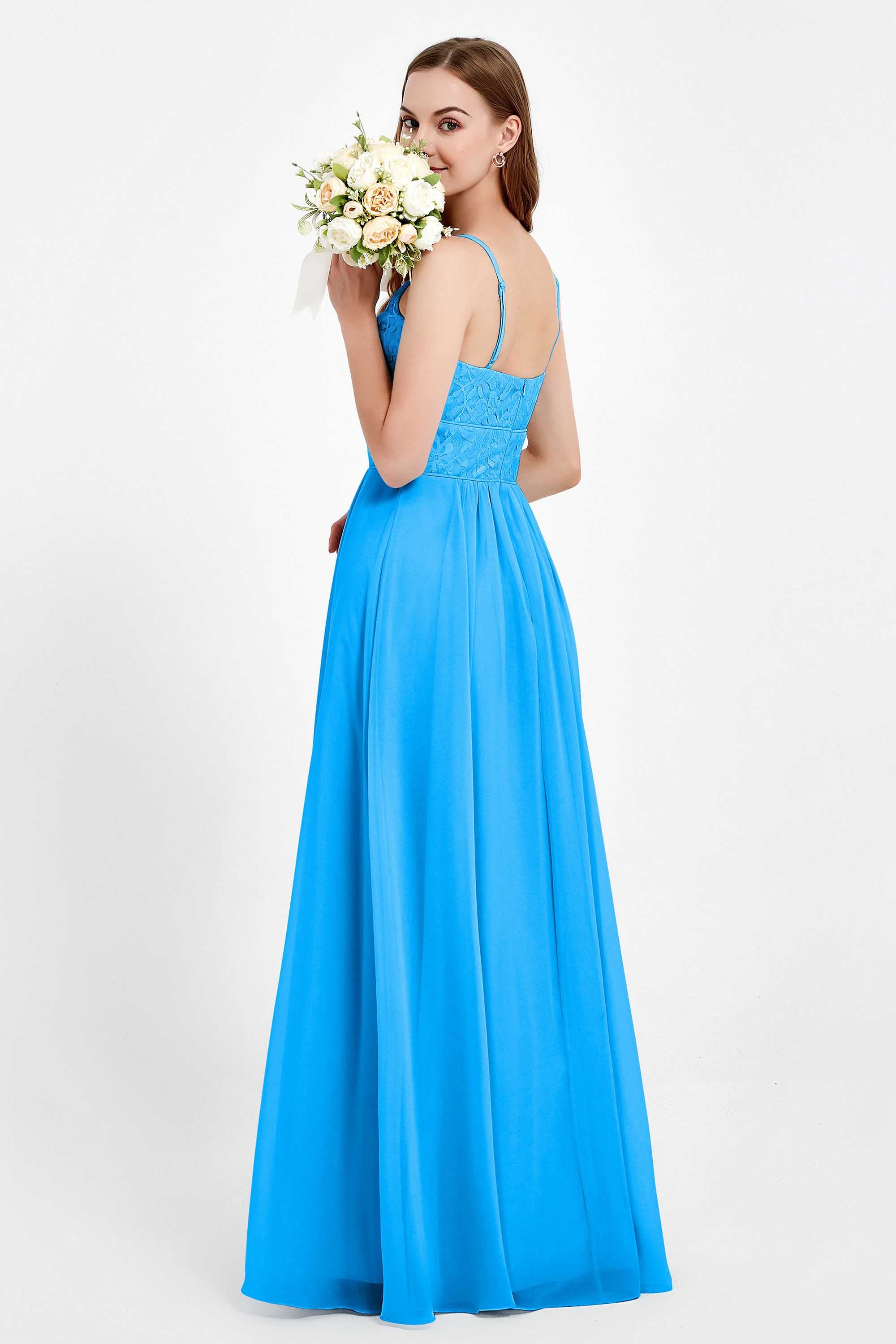 romantic floral lace maxi bridesmaid dress chiffon lace formal evening prom dresses gowns