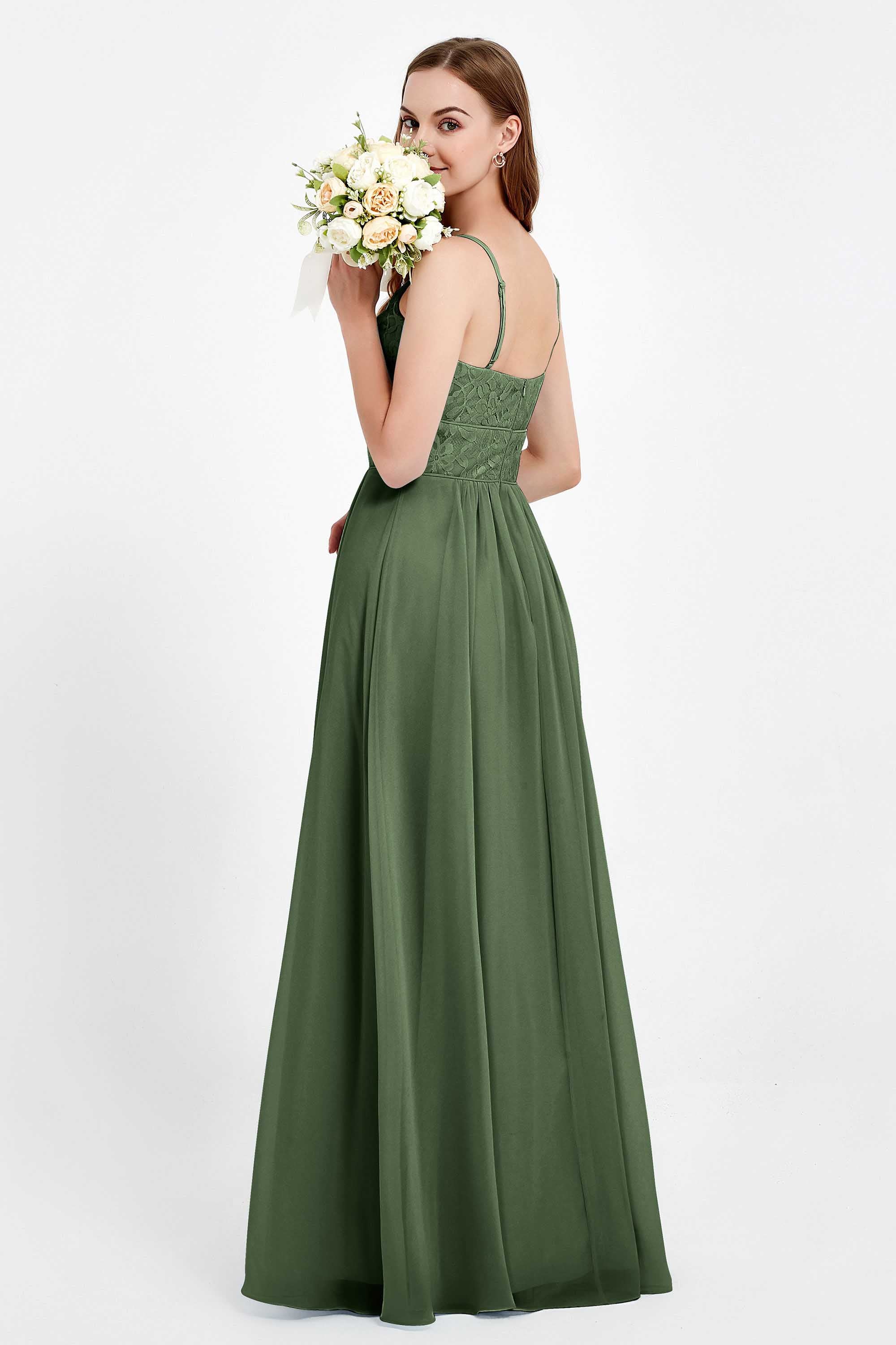 romantic floral lace maxi bridesmaid dress chiffon lace formal evening prom dresses gowns