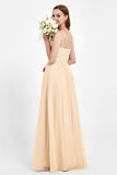 romantic floral lace maxi bridesmaid dress chiffon lace formal evening prom dresses gowns