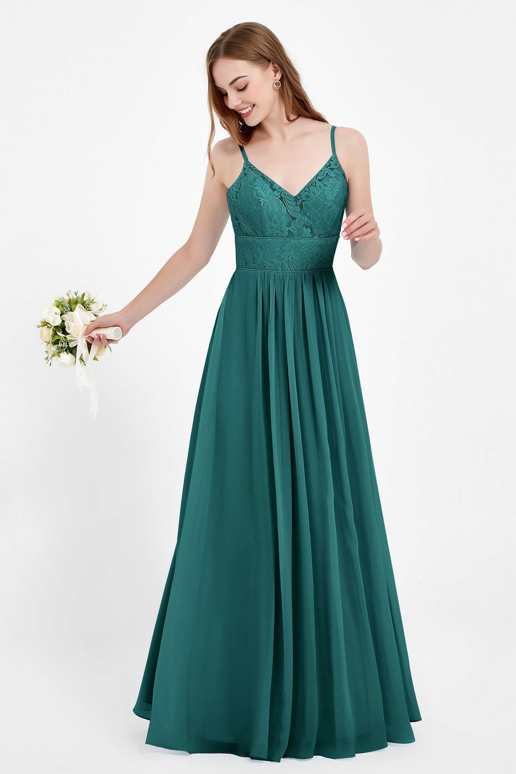 romantic floral lace maxi bridesmaid dress chiffon lace formal evening prom dresses gowns