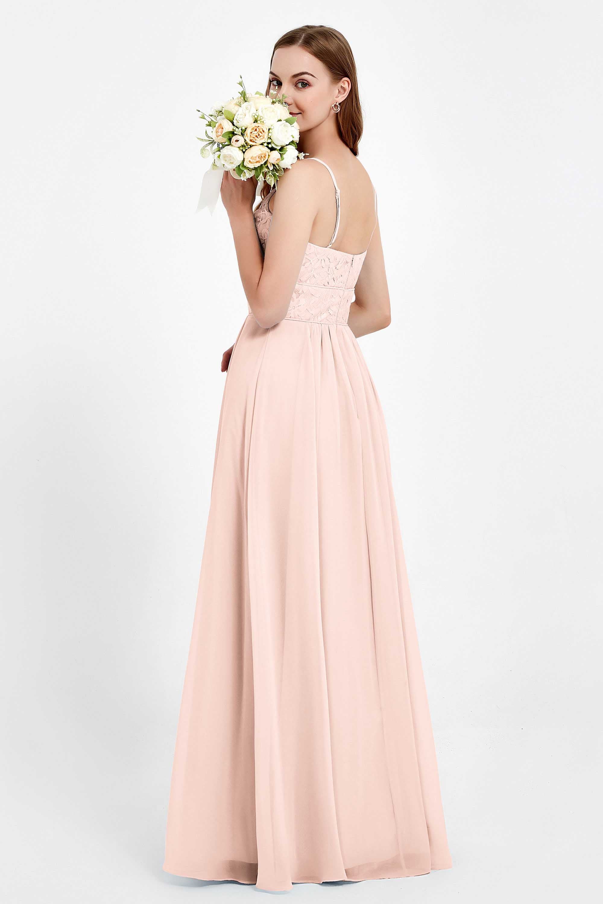 romantic floral lace maxi bridesmaid dress chiffon lace formal evening prom dresses gowns