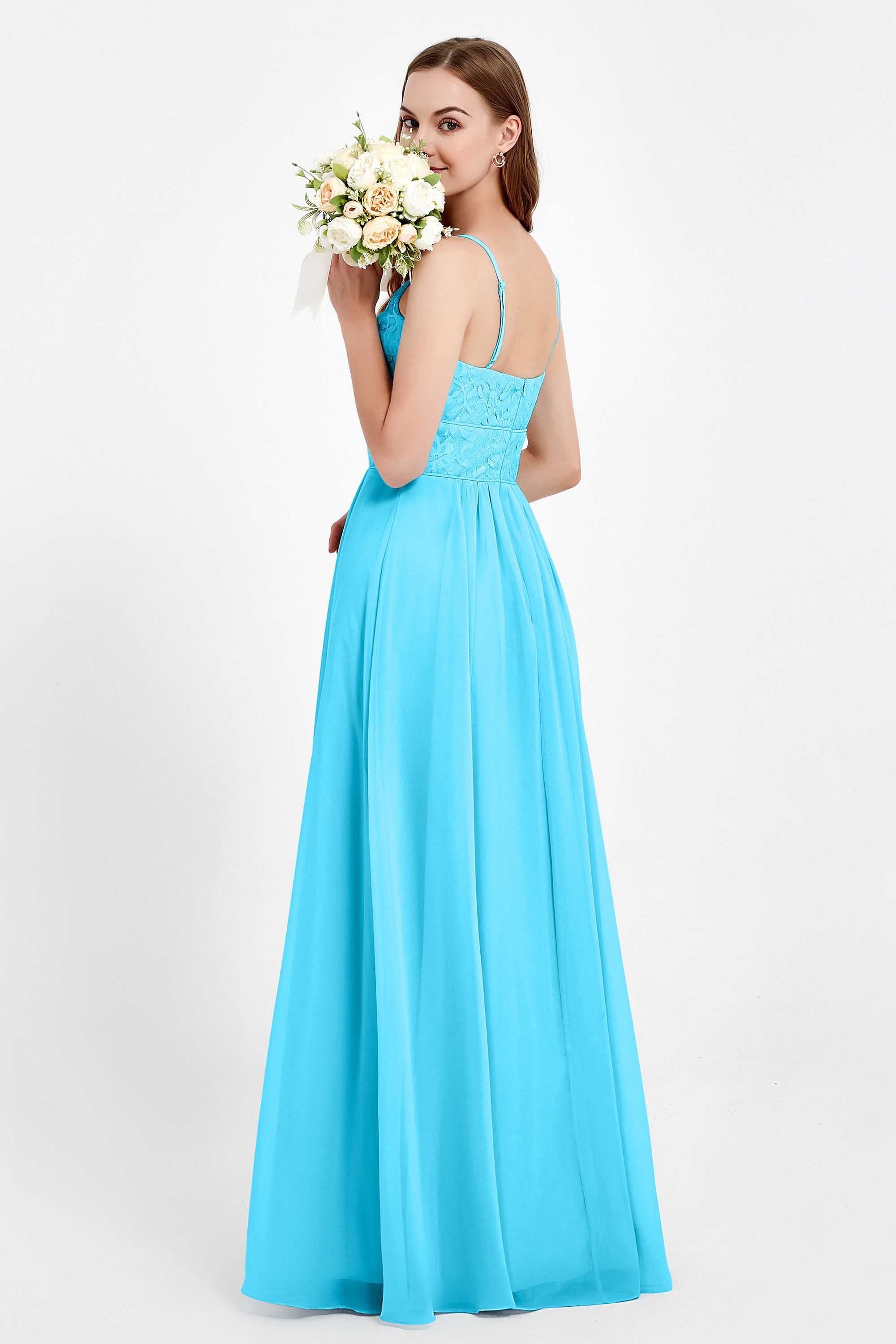 romantic floral lace maxi bridesmaid dress chiffon lace formal evening prom dresses gowns