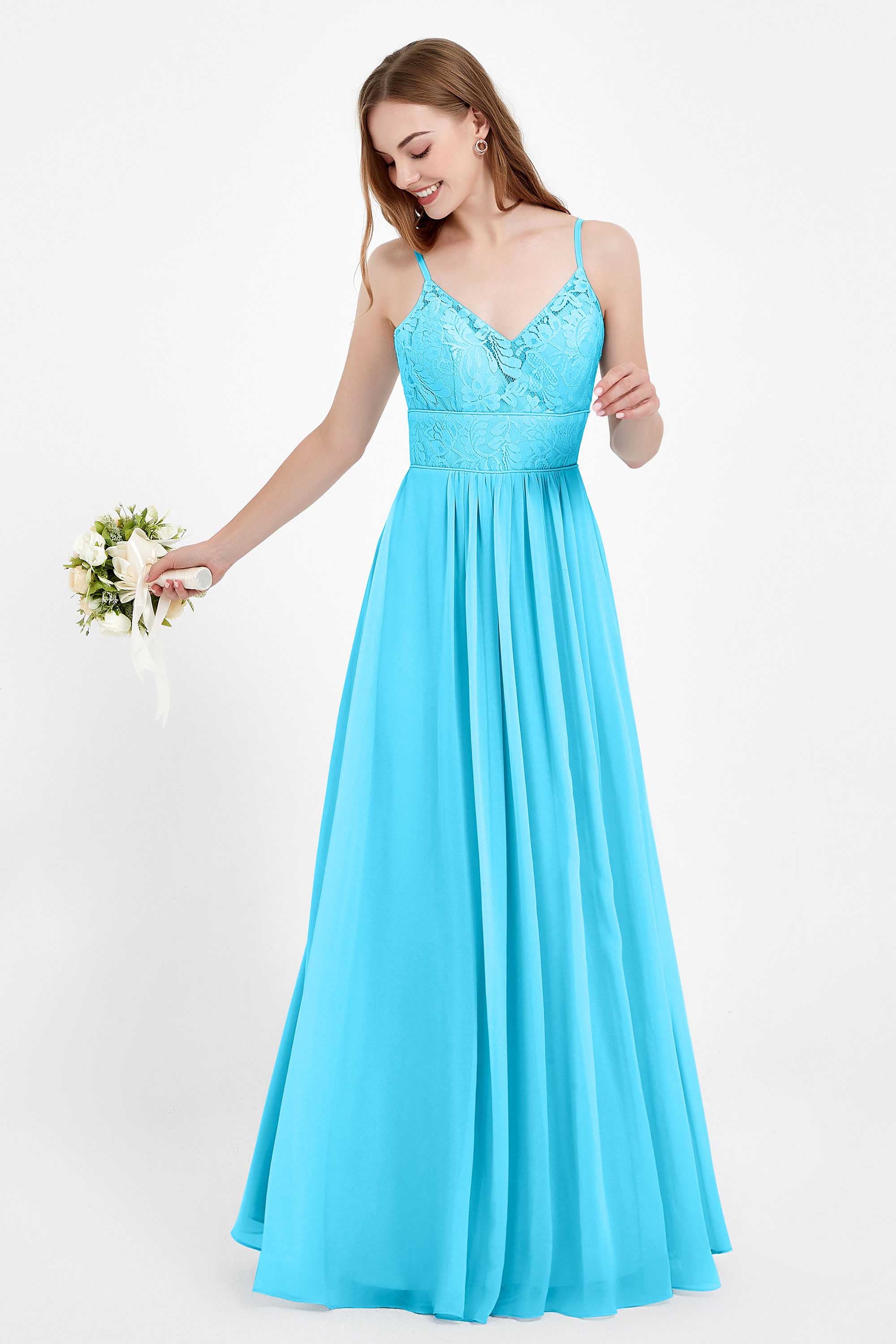romantic floral lace maxi bridesmaid dress chiffon lace formal evening prom dresses gowns