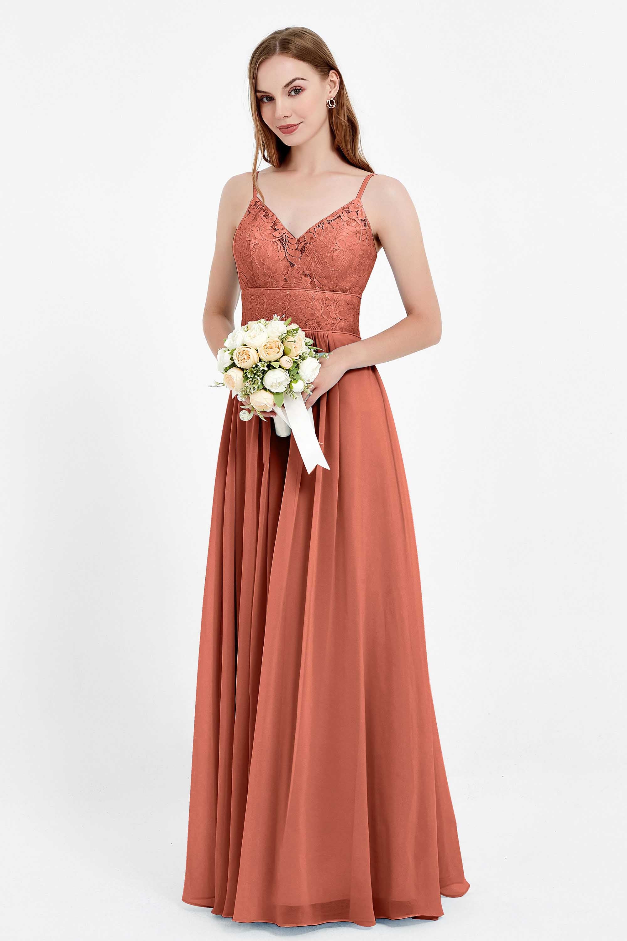 romantic floral lace maxi bridesmaid dress chiffon lace formal evening prom dresses gowns