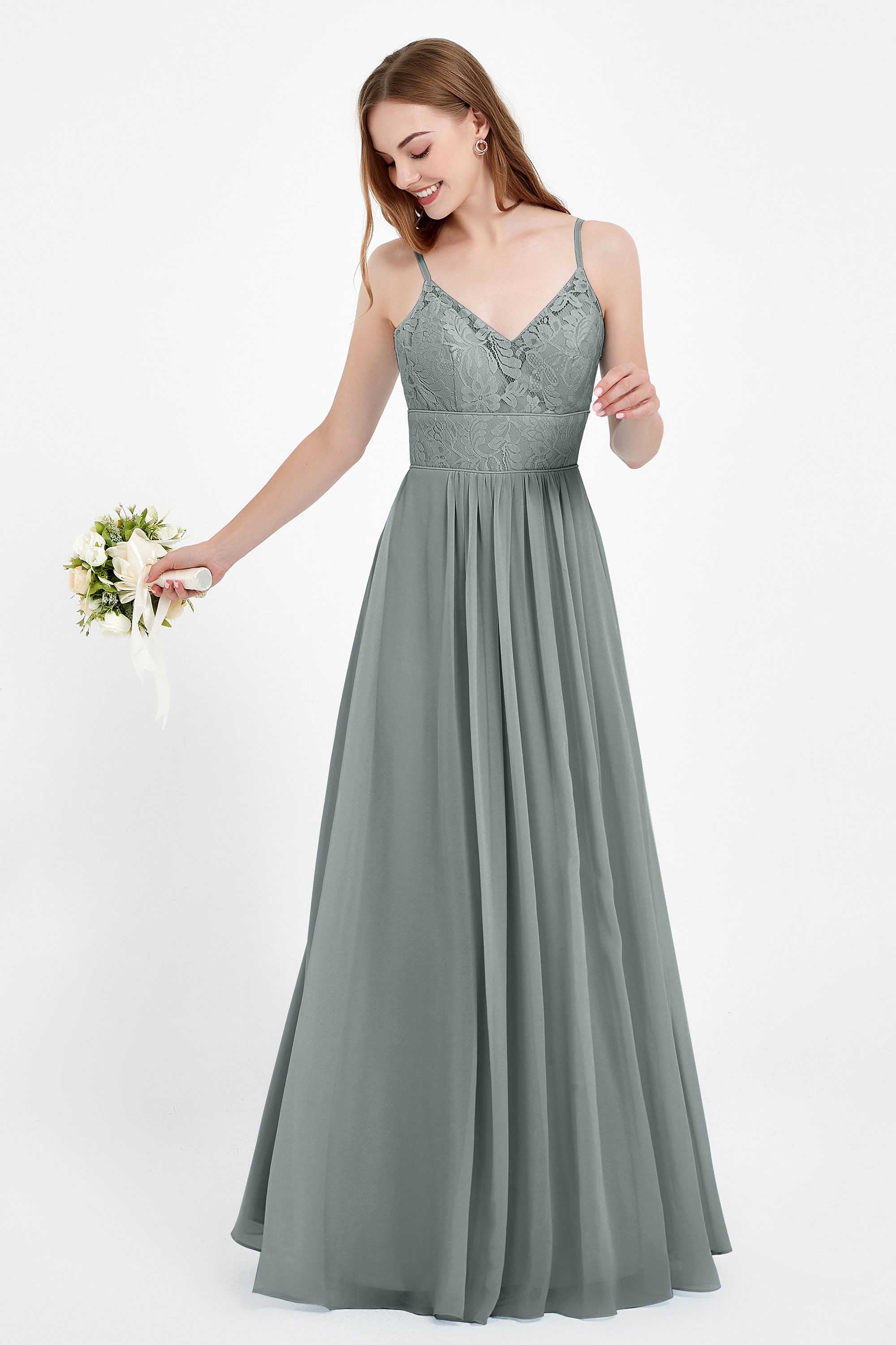 romantic floral lace maxi bridesmaid dress chiffon lace formal evening prom dresses gowns