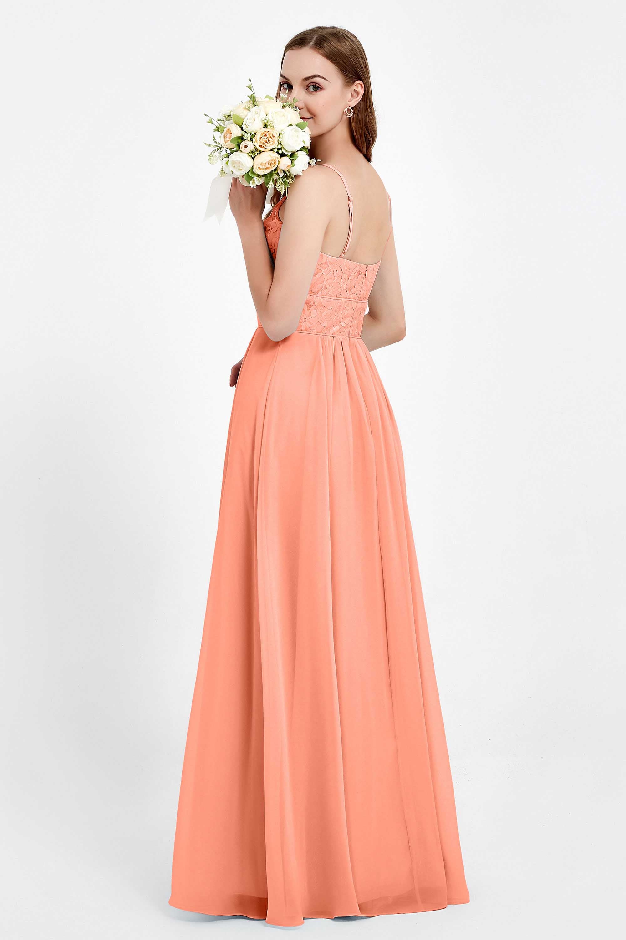 romantic floral lace maxi bridesmaid dress chiffon lace formal evening prom dresses gowns