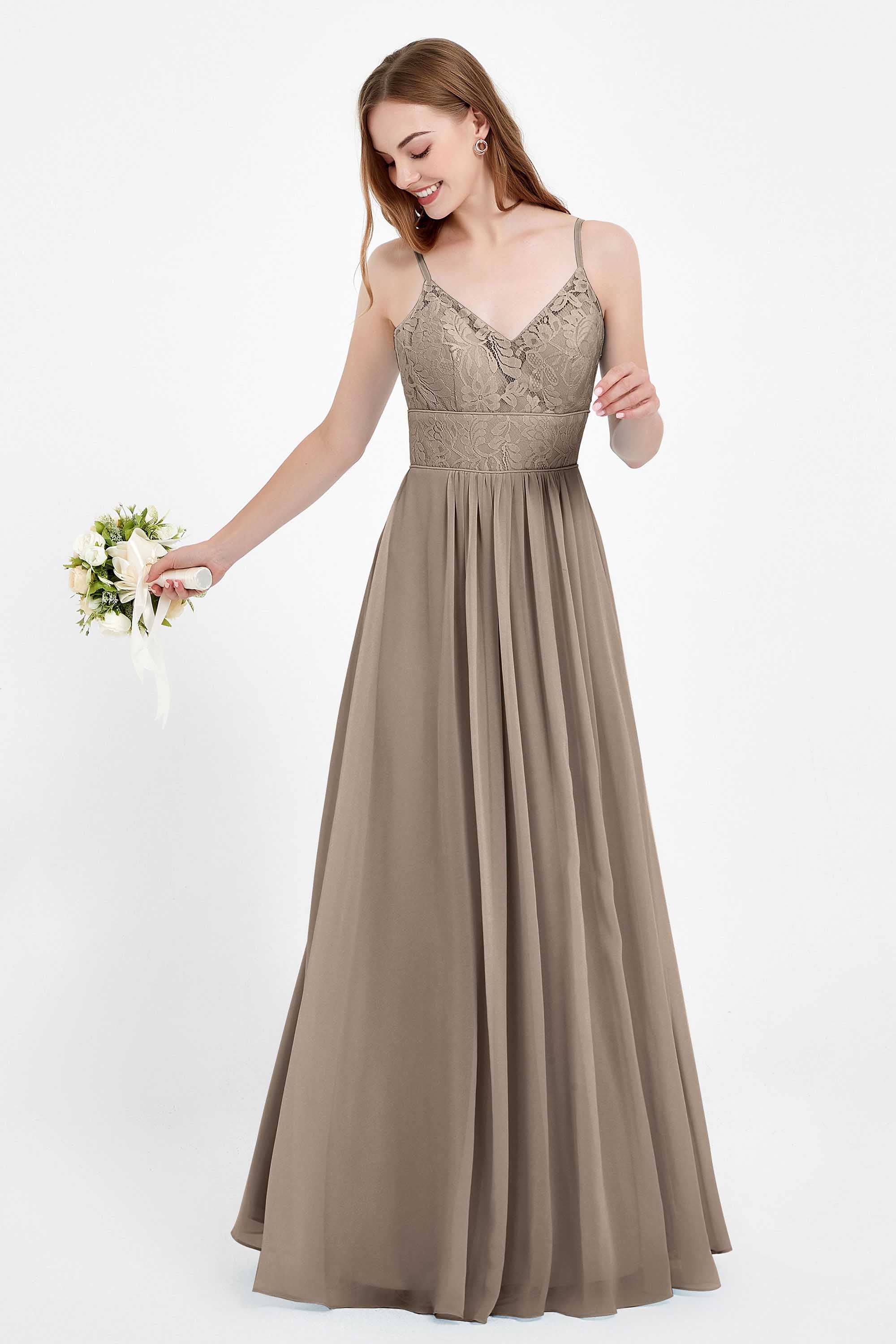 romantic floral lace maxi bridesmaid dress chiffon lace formal evening prom dresses gowns