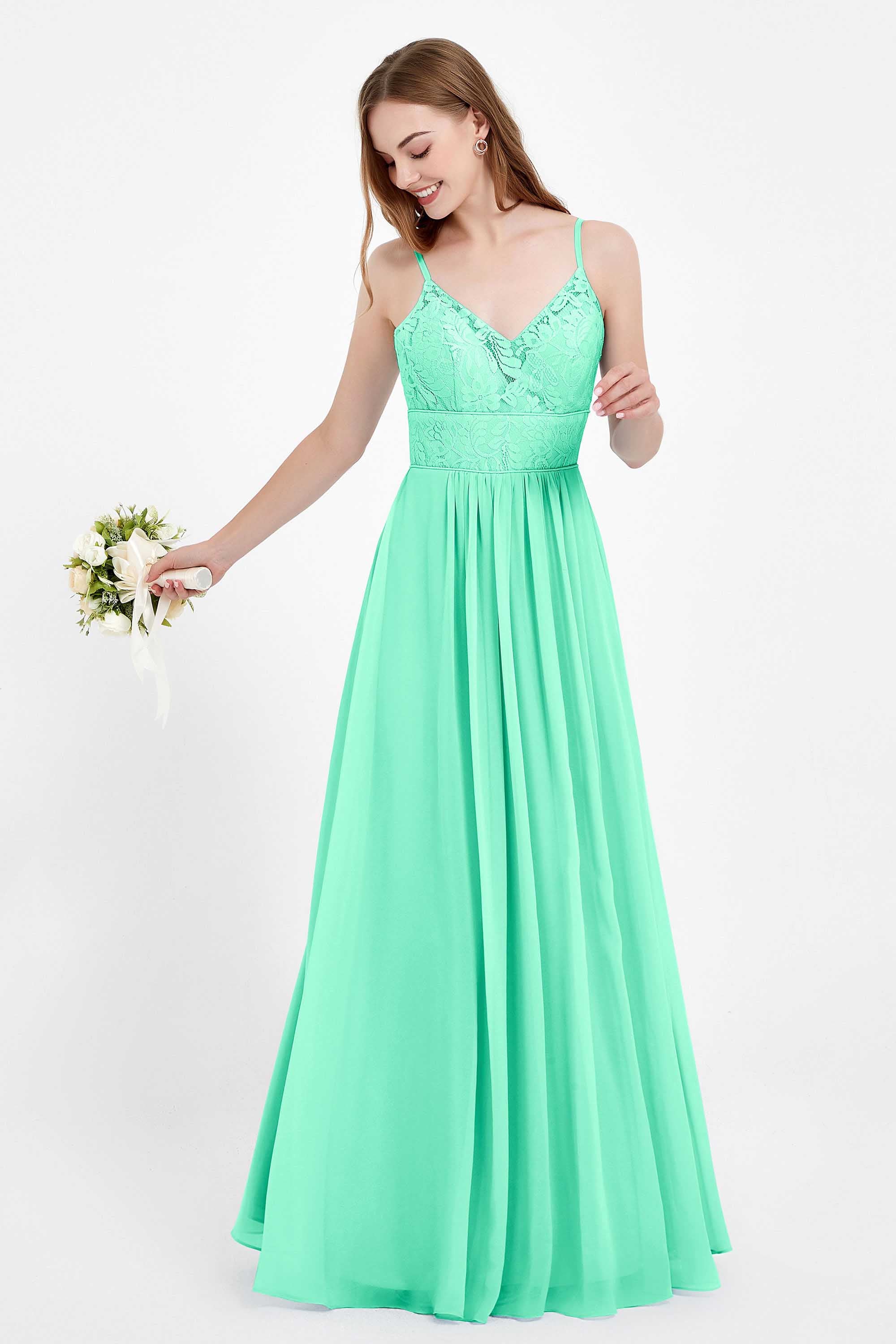 romantic floral lace maxi bridesmaid dress chiffon lace formal evening prom dresses gowns