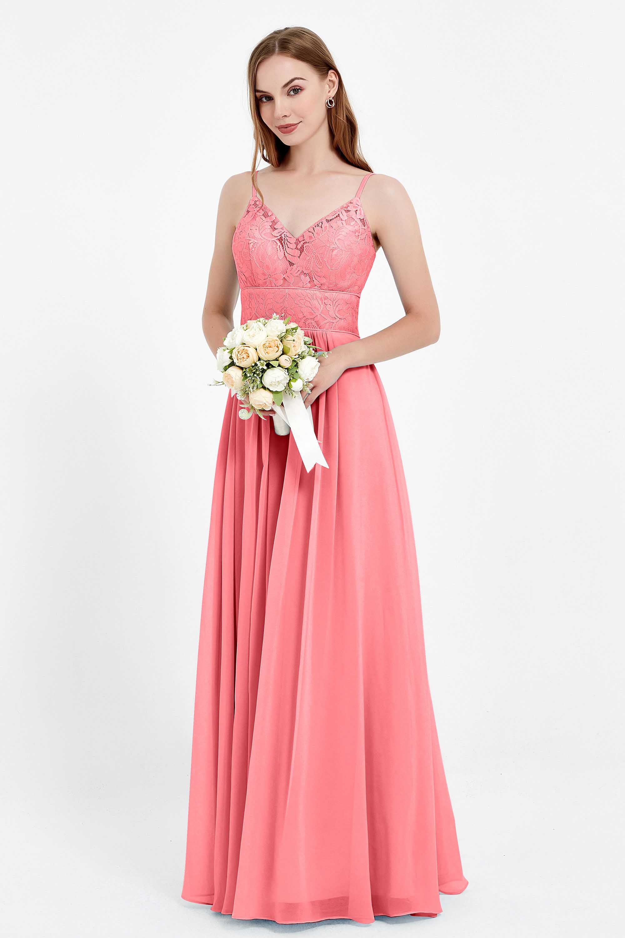 romantic floral lace maxi bridesmaid dress chiffon lace formal evening prom dresses gowns