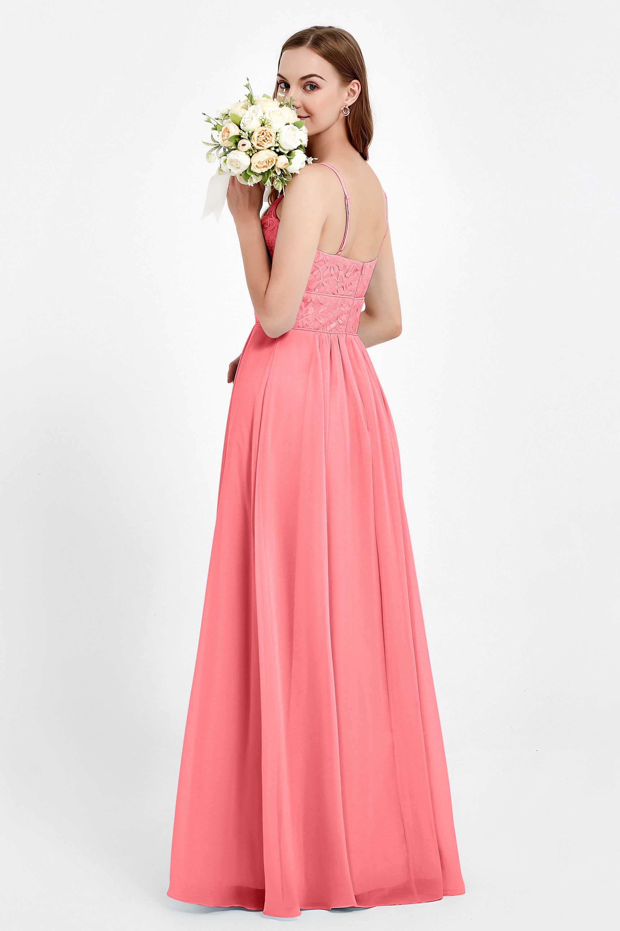 romantic floral lace maxi bridesmaid dress chiffon lace formal evening prom dresses gowns