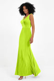 V-neck Velvet Sleeveless Formal Evening Dresses Sheath Long Bridesmaid Prom Party Dress Gowns