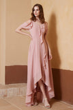 gorgeous feminine and romantic bridesmaid dress chiffon formal evening prom dresses gown
