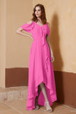 gorgeous feminine and romantic bridesmaid dress chiffon formal evening prom dresses gown