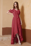 gorgeous feminine and romantic bridesmaid dress chiffon formal evening prom dresses gown