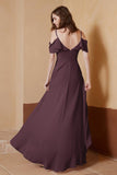 gorgeous feminine and romantic bridesmaid dress chiffon formal evening prom dresses gown