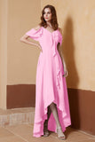gorgeous feminine and romantic bridesmaid dress chiffon formal evening prom dresses gown