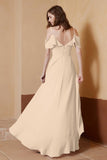 gorgeous feminine and romantic bridesmaid dress chiffon formal evening prom dresses gown