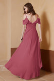 gorgeous feminine and romantic bridesmaid dress chiffon formal evening prom dresses gown