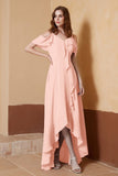 gorgeous feminine and romantic bridesmaid dress chiffon formal evening prom dresses gown