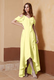 gorgeous feminine and romantic bridesmaid dress chiffon formal evening prom dresses gown