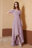gorgeous feminine and romantic bridesmaid dress chiffon formal evening prom dresses gown