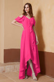 gorgeous feminine and romantic bridesmaid dress chiffon formal evening prom dresses gown