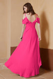 gorgeous feminine and romantic bridesmaid dress chiffon formal evening prom dresses gown