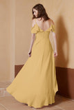 gorgeous feminine and romantic bridesmaid dress chiffon formal evening prom dresses gown