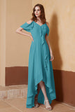 gorgeous feminine and romantic bridesmaid dress chiffon formal evening prom dresses gown