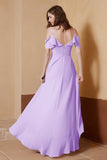 gorgeous feminine and romantic bridesmaid dress chiffon formal evening prom dresses gown
