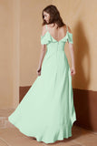 gorgeous feminine and romantic bridesmaid dress chiffon formal evening prom dresses gown