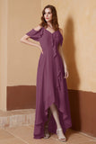 gorgeous feminine and romantic bridesmaid dress chiffon formal evening prom dresses gown