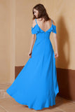 gorgeous feminine and romantic bridesmaid dress chiffon formal evening prom dresses gown