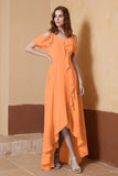 gorgeous feminine and romantic bridesmaid dress chiffon formal evening prom dresses gown