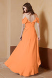 gorgeous feminine and romantic bridesmaid dress chiffon formal evening prom dresses gown