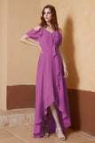 gorgeous feminine and romantic bridesmaid dress chiffon formal evening prom dresses gown