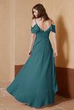 gorgeous feminine and romantic bridesmaid dress chiffon formal evening prom dresses gown