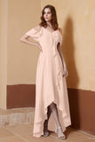gorgeous feminine and romantic bridesmaid dress chiffon formal evening prom dresses gown
