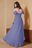 gorgeous feminine and romantic bridesmaid dress chiffon formal evening prom dresses gown