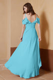 gorgeous feminine and romantic bridesmaid dress chiffon formal evening prom dresses gown
