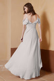 gorgeous feminine and romantic bridesmaid dress chiffon formal evening prom dresses gown