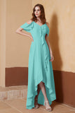 gorgeous feminine and romantic bridesmaid dress chiffon formal evening prom dresses gown