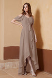 gorgeous feminine and romantic bridesmaid dress chiffon formal evening prom dresses gown