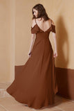 gorgeous feminine and romantic bridesmaid dress chiffon formal evening prom dresses gown